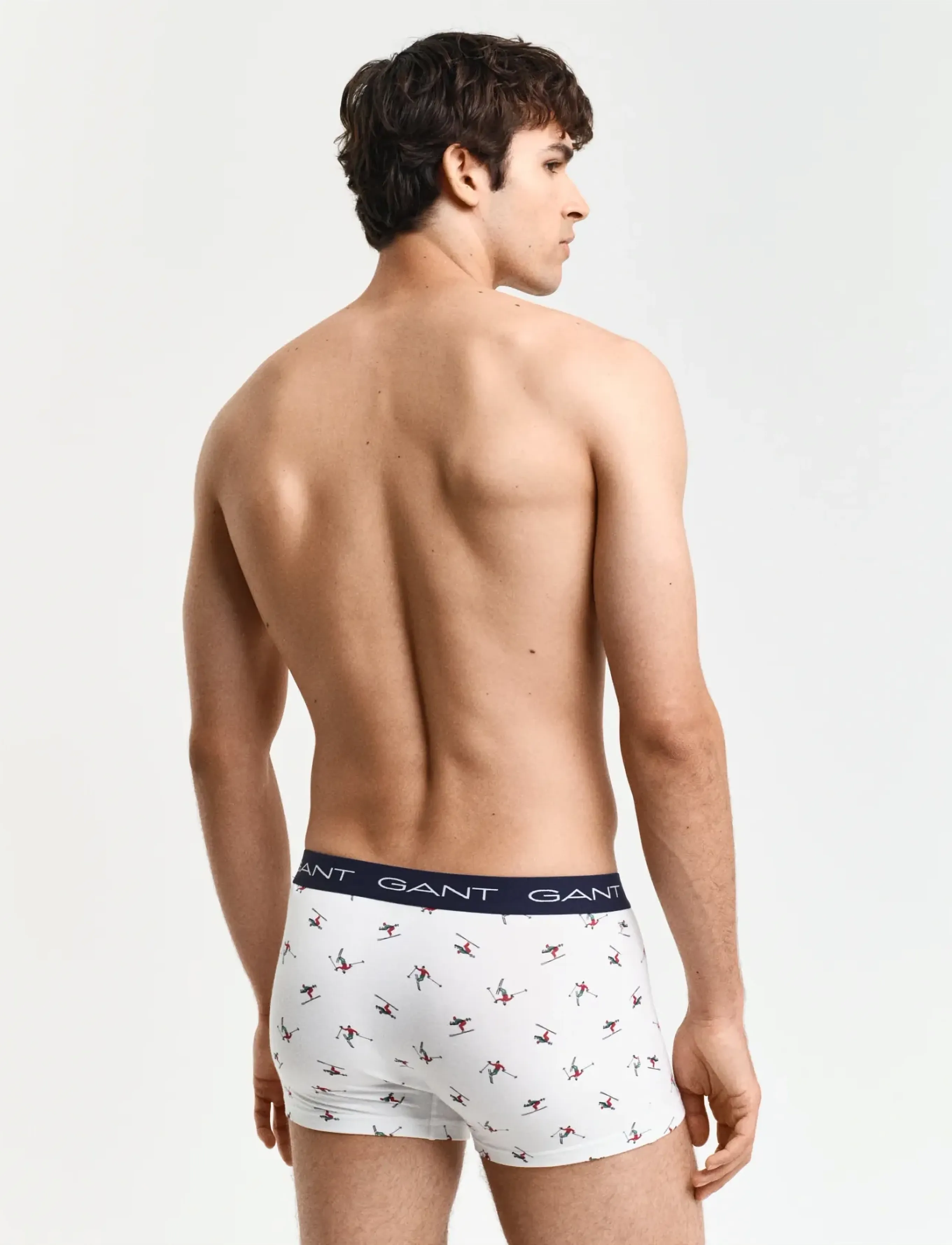 Gant - SKIER PRINT TRUNK 3-PACK GB - aluspükste mitmikpakk - white - 3