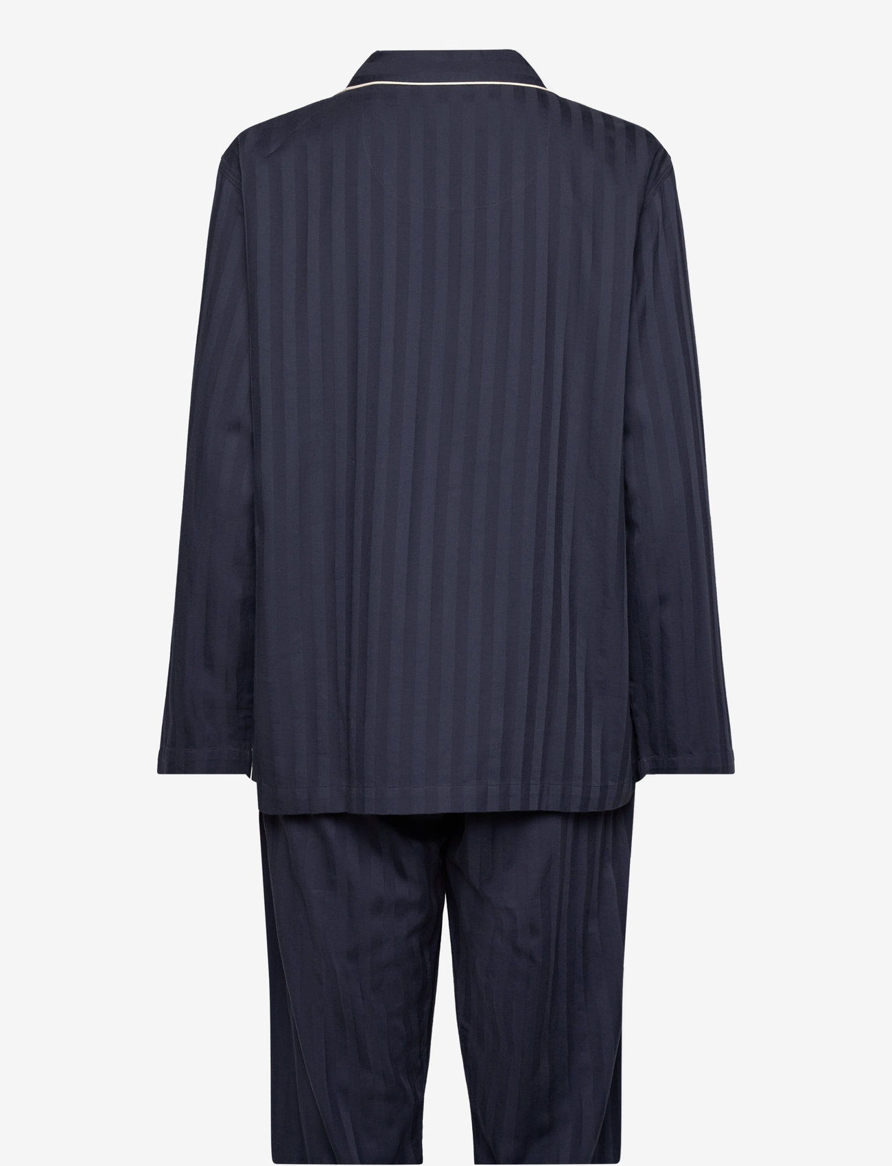 GANT - SATIN STRIPE PAJAMA SET GB - pyjamas - evening blue - 2