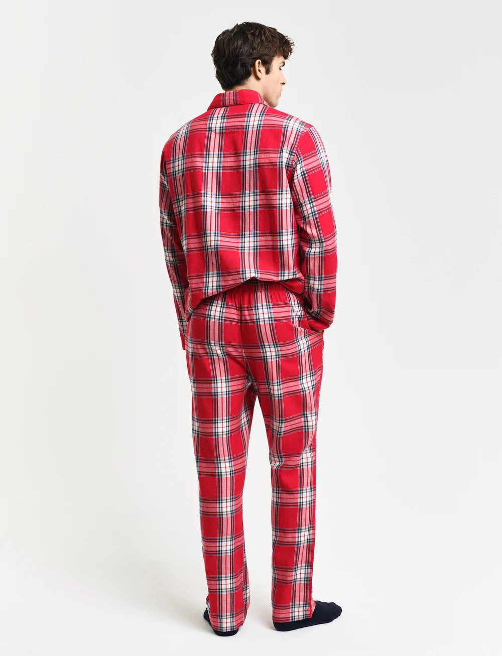 GANT - FLANNEL PJ SET SHIRT AND PANTS GB - pidžaamakomplekt - ruby red - 5