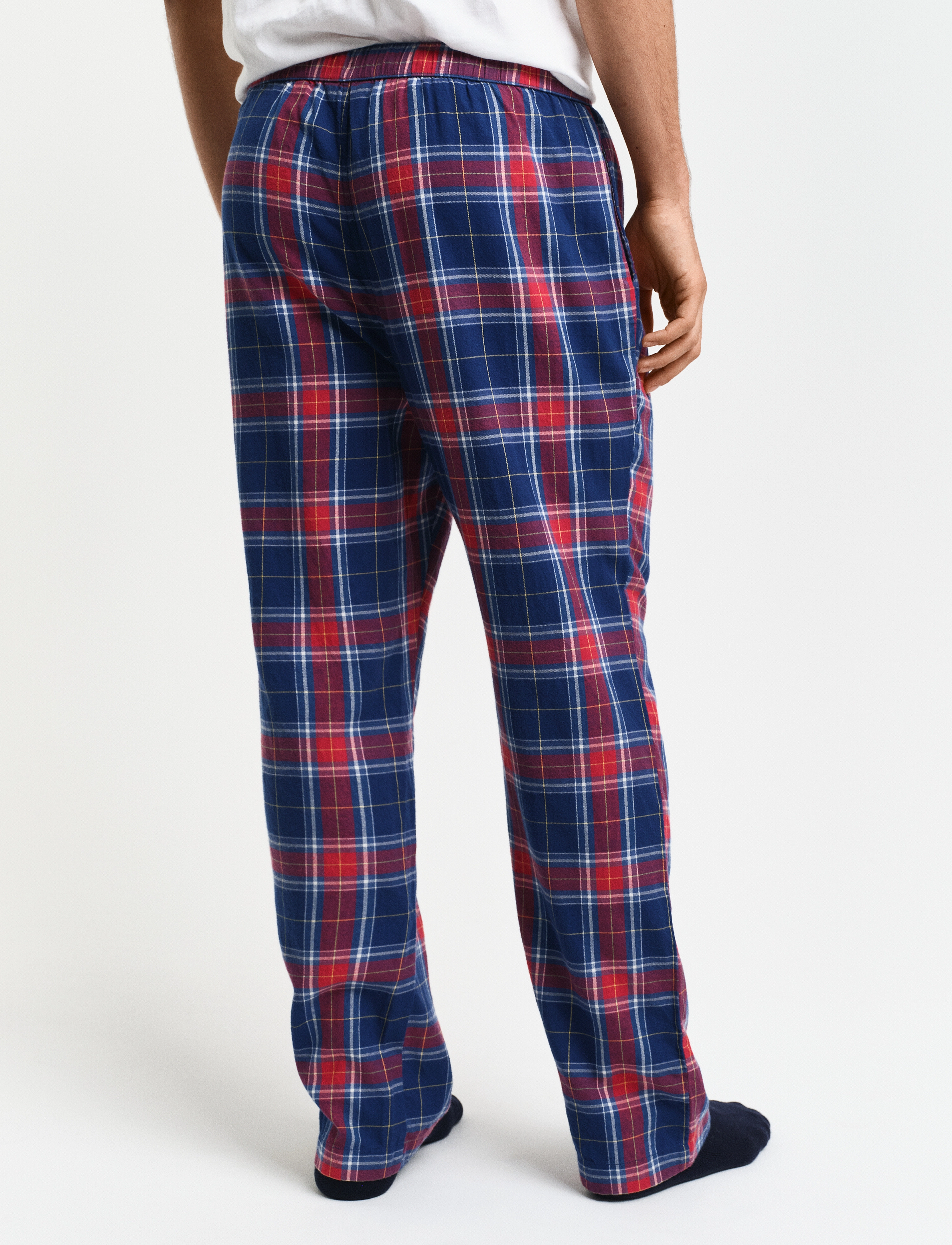 GANT - FLANNEL PANTS - persian blue - 3
