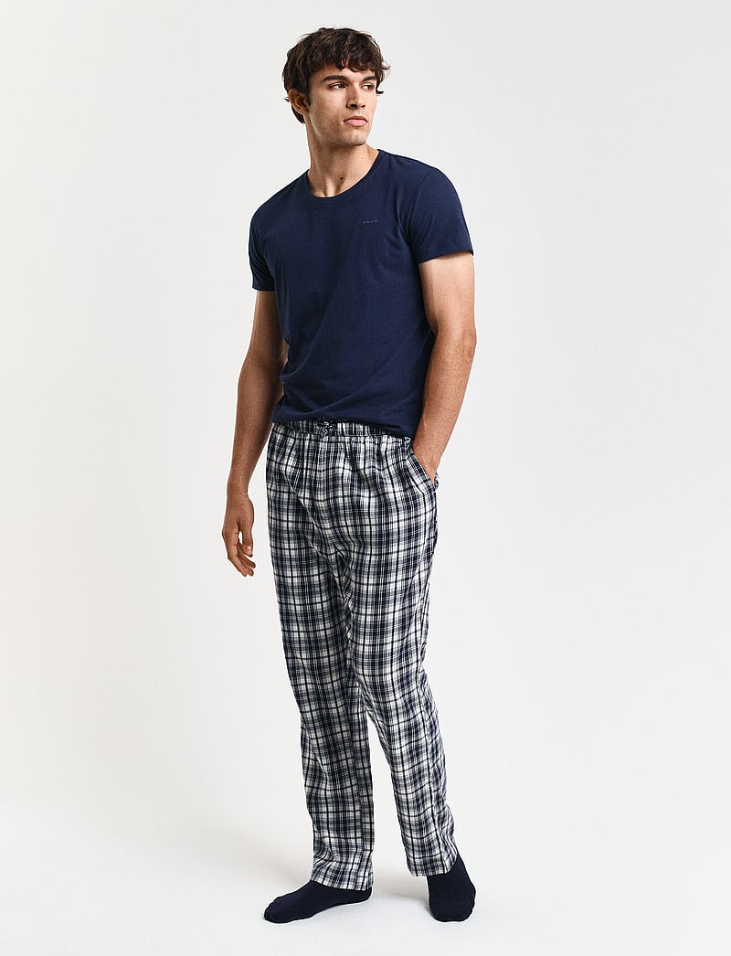 GANT - FLANNEL PANTS - nachtwäsche - evening blue - 0