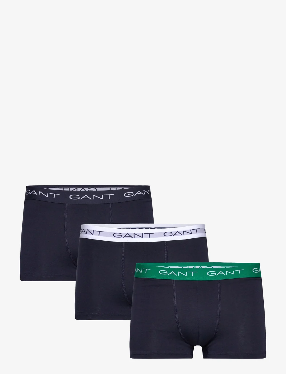 GANT - TRUNK 3-PACK - lot de sous-vêtements - deep green - 0