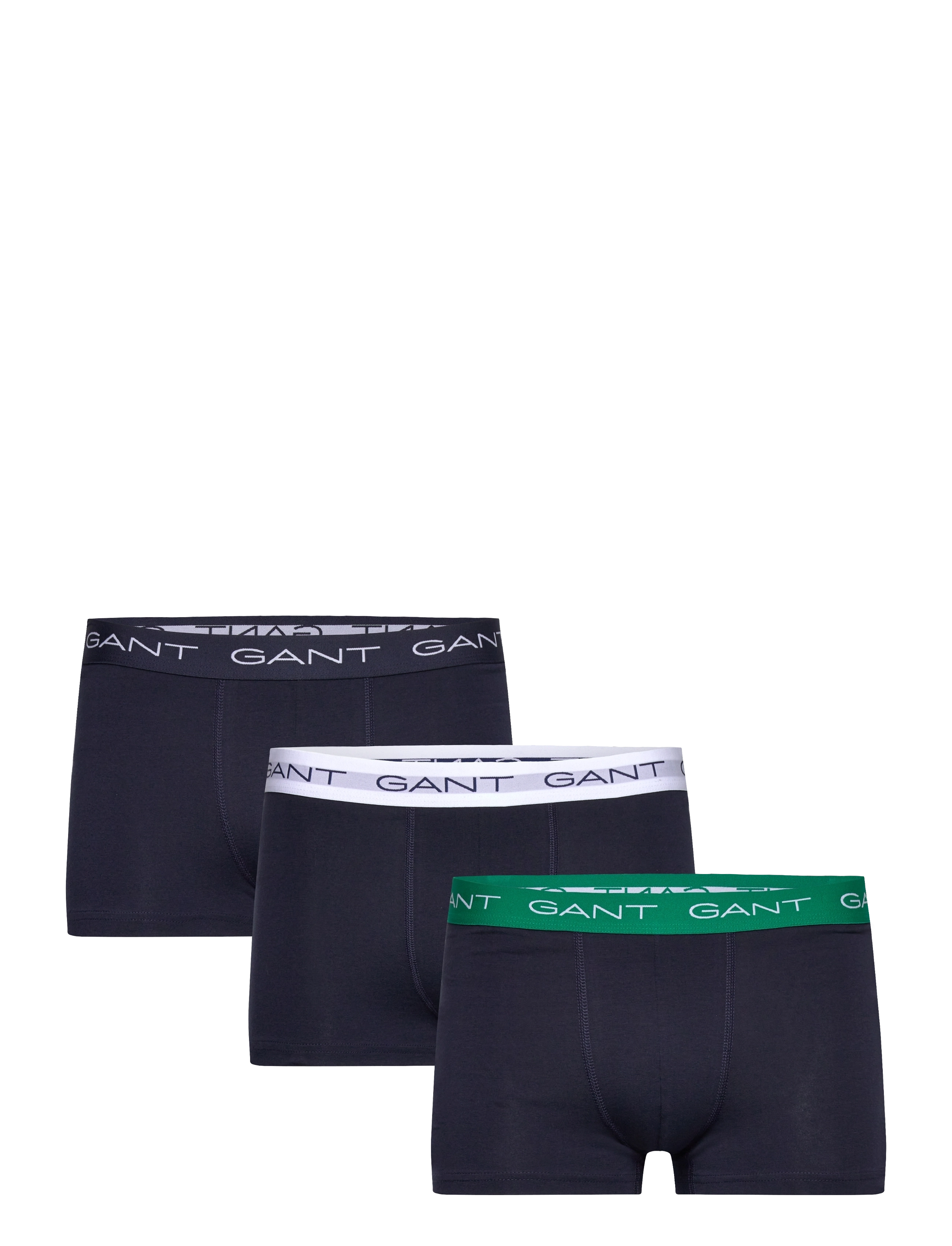 Gant TRUNK 3-PACK - Aluspesu - DEEP GREEN / navy