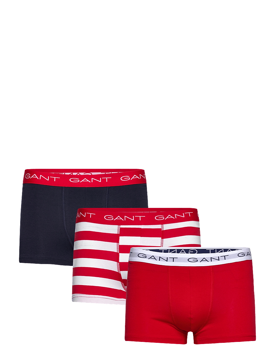 Gant - STRIPE TRUNK 3-PACK - unterhosen im multipack - bright red - 0