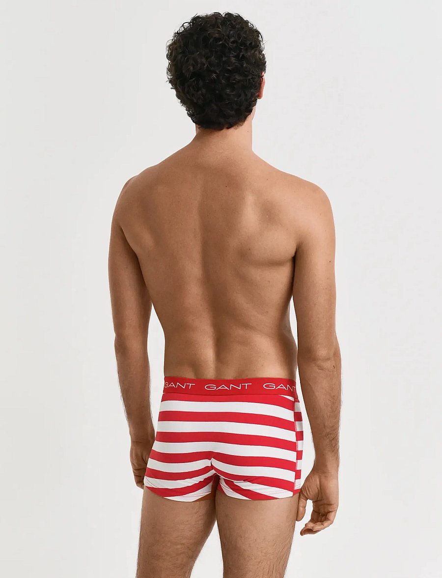 Gant - STRIPE TRUNK 3-PACK - unterhosen im multipack - bright red - 2