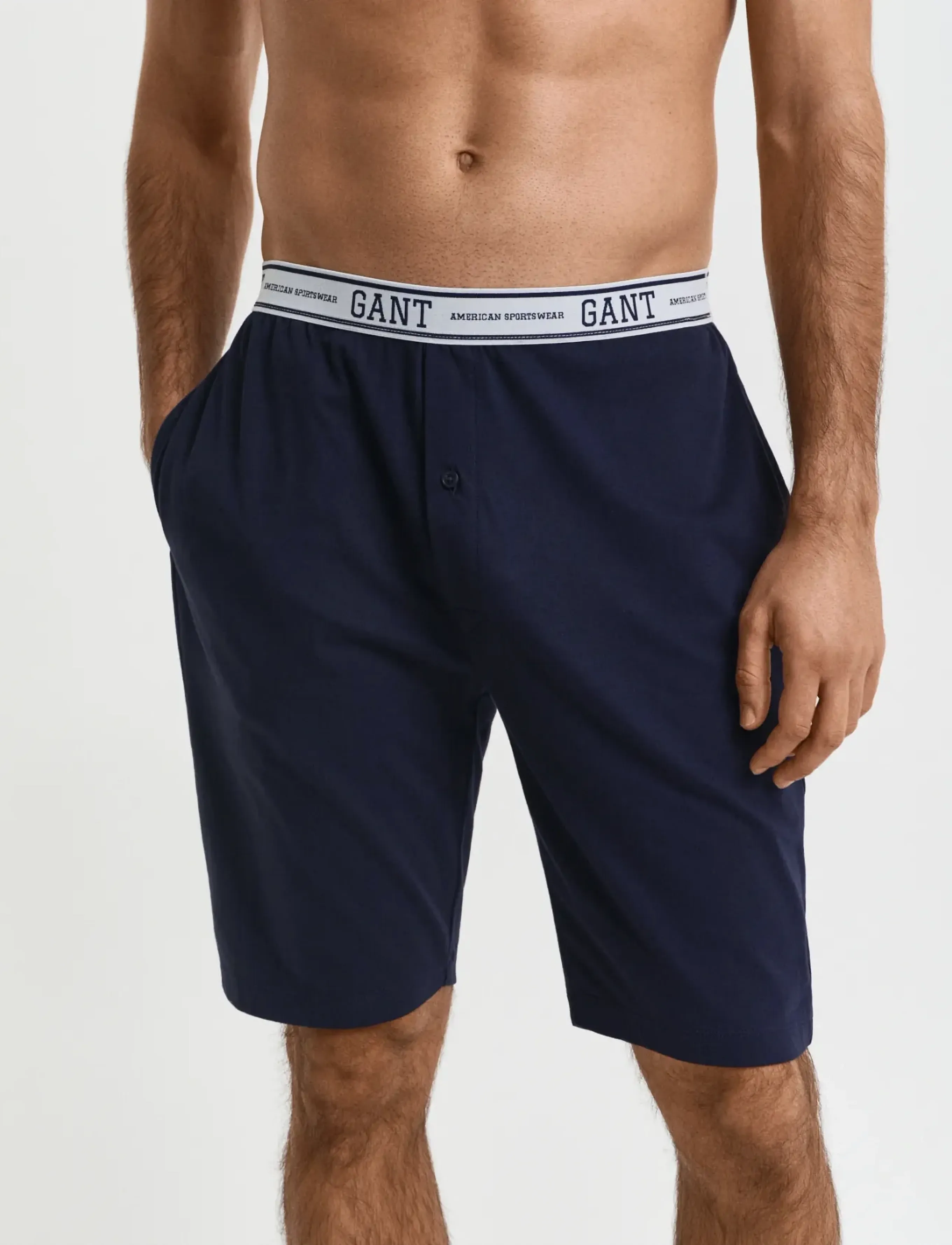 GANT JERSEY PAJAMA SHORTS - Nach Stil kaufen - EVENING BLUE / navy