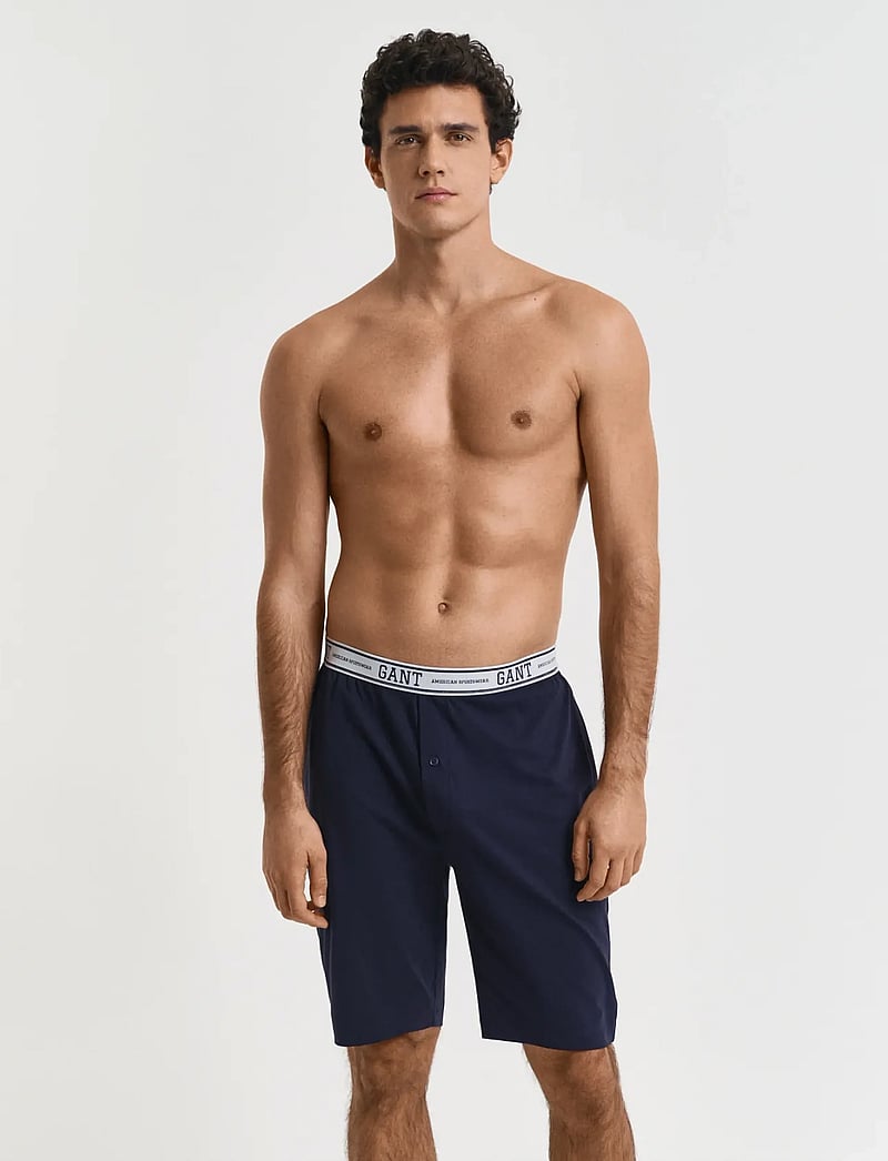 GANT - JERSEY PAJAMA SHORTS - pyjama bottoms - evening blue - 2