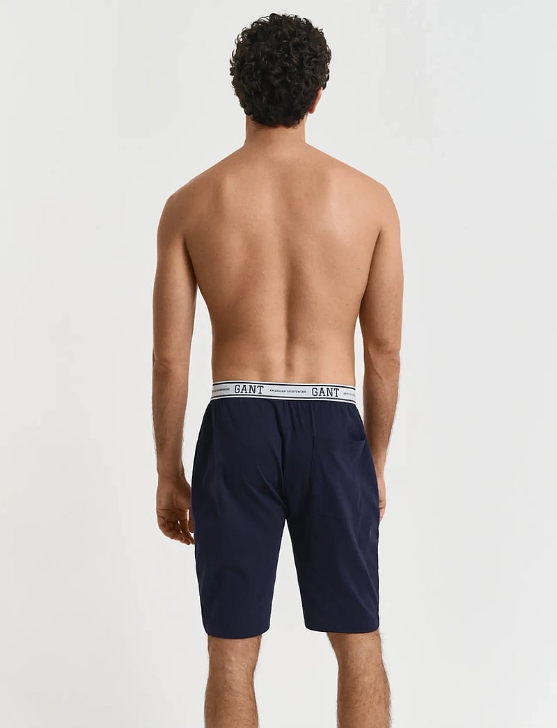 GANT - JERSEY PAJAMA SHORTS - pyjama bottoms - evening blue - 3