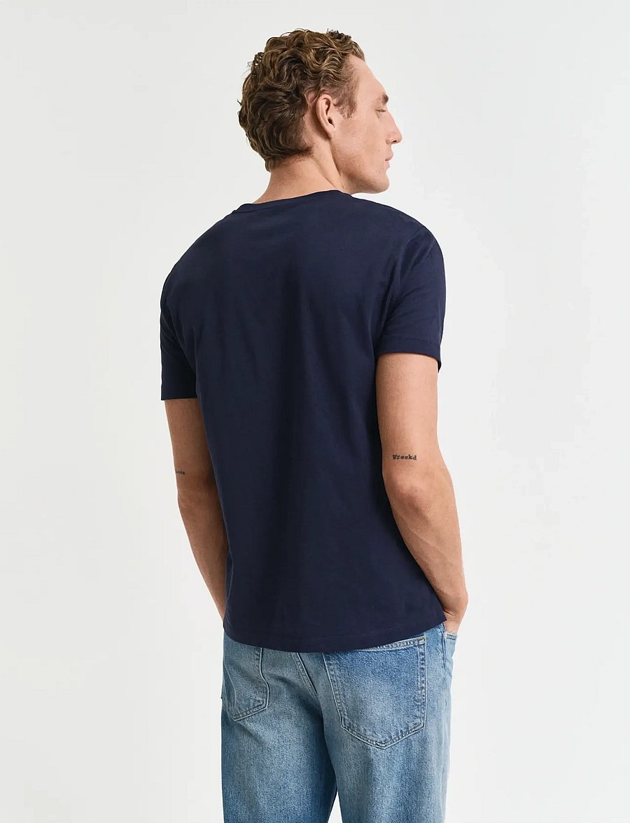 Gant - PAJAMA T-SHIRT - evening blue - 2