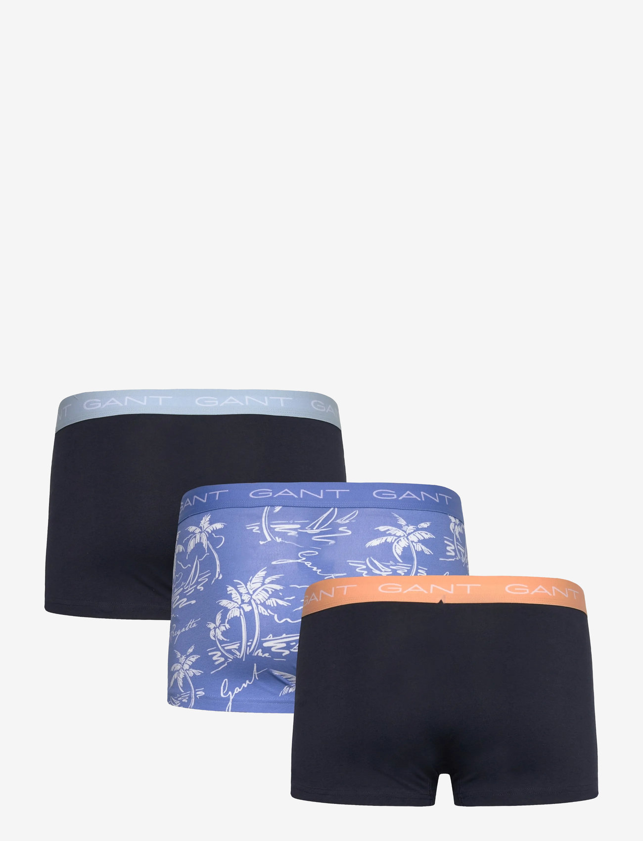 GANT - ISLAND PRINT TRUNK 3-PACK - perfect blue - 1
