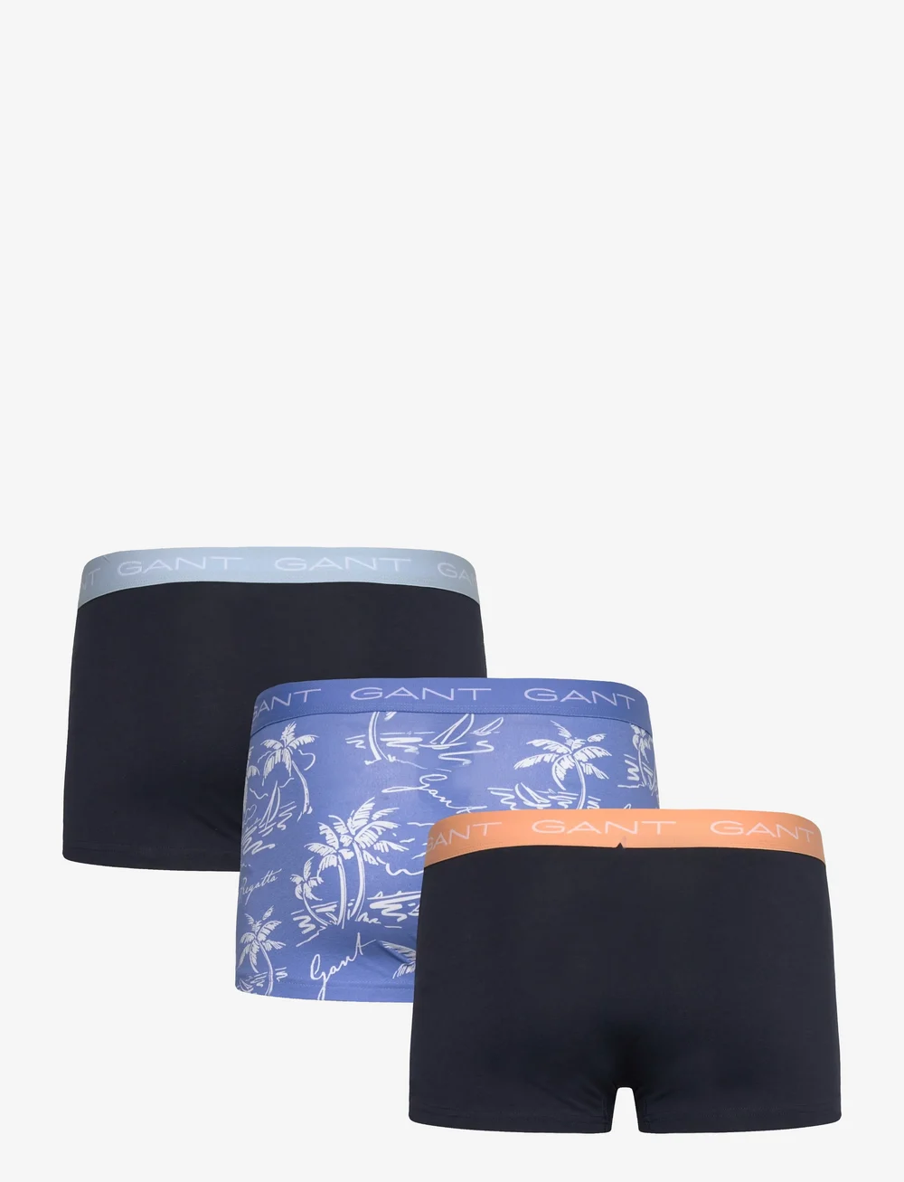 GANT - ISLAND PRINT TRUNK 3-PACK - unterhosen im multipack - perfect blue - 1
