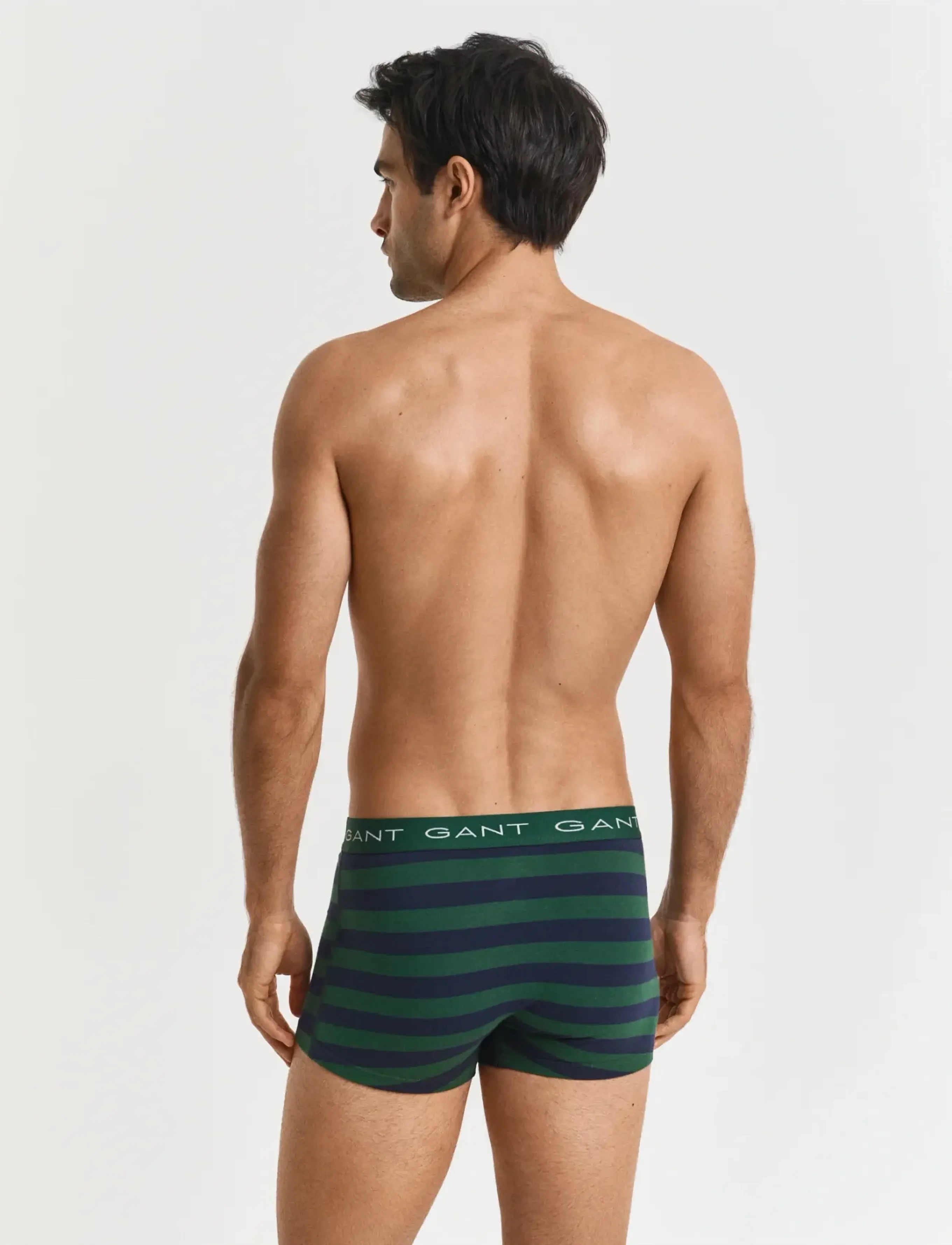 GANT - STRIPED TRUNK 3-PACK - forest green - 2