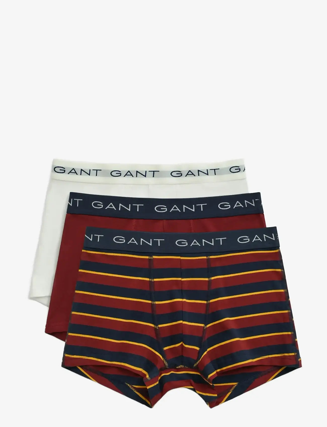 GANT - MULTISTRIPED TRUNK 3-PACK - plumped red - 1