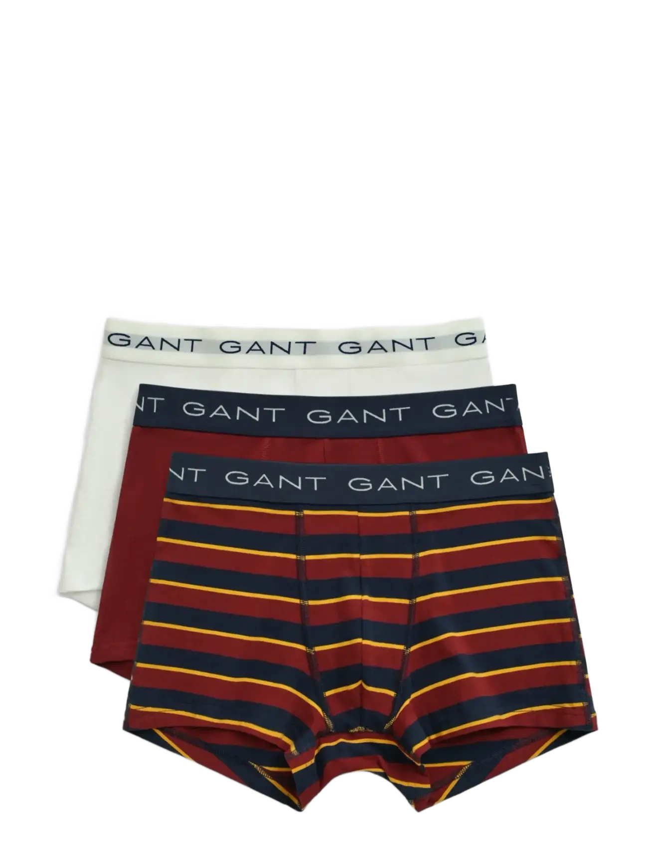 MULTISTRIPED TRUNK 3-PACK - PLUMPED RED