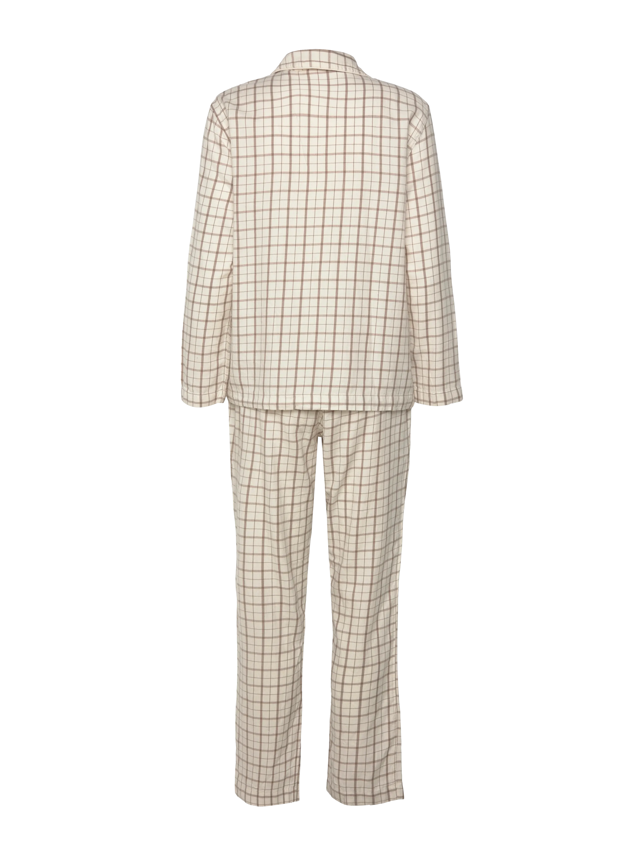 Gant - FLANNEL PAJAMA SET GIFT BOX - pyjamas - cream - 1