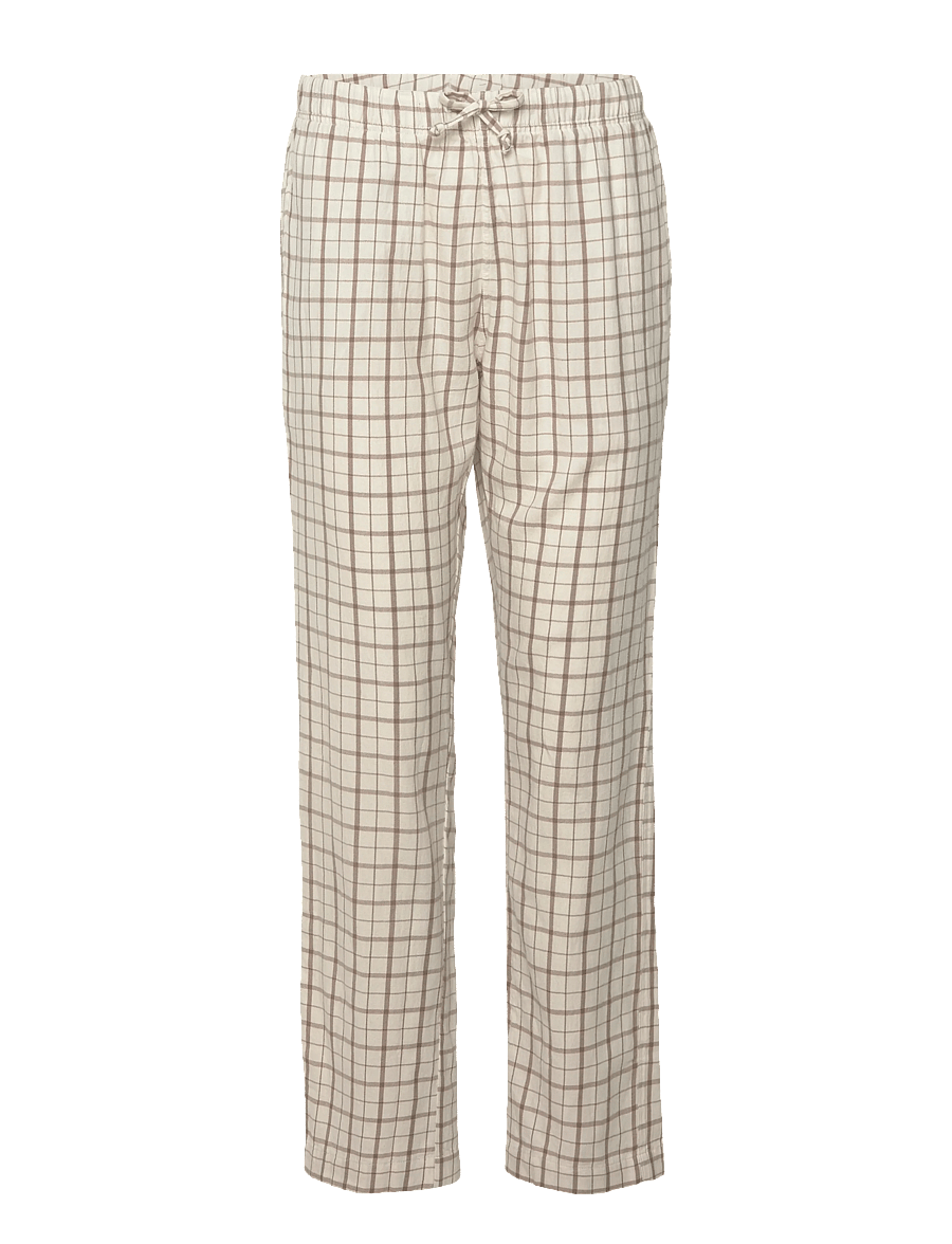 Gant - FLANNEL PAJAMA SET GIFT BOX - pyjamas - cream - 2