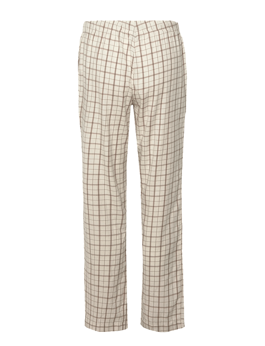 Gant - FLANNEL PAJAMA SET GIFT BOX - pyjamas - cream - 3