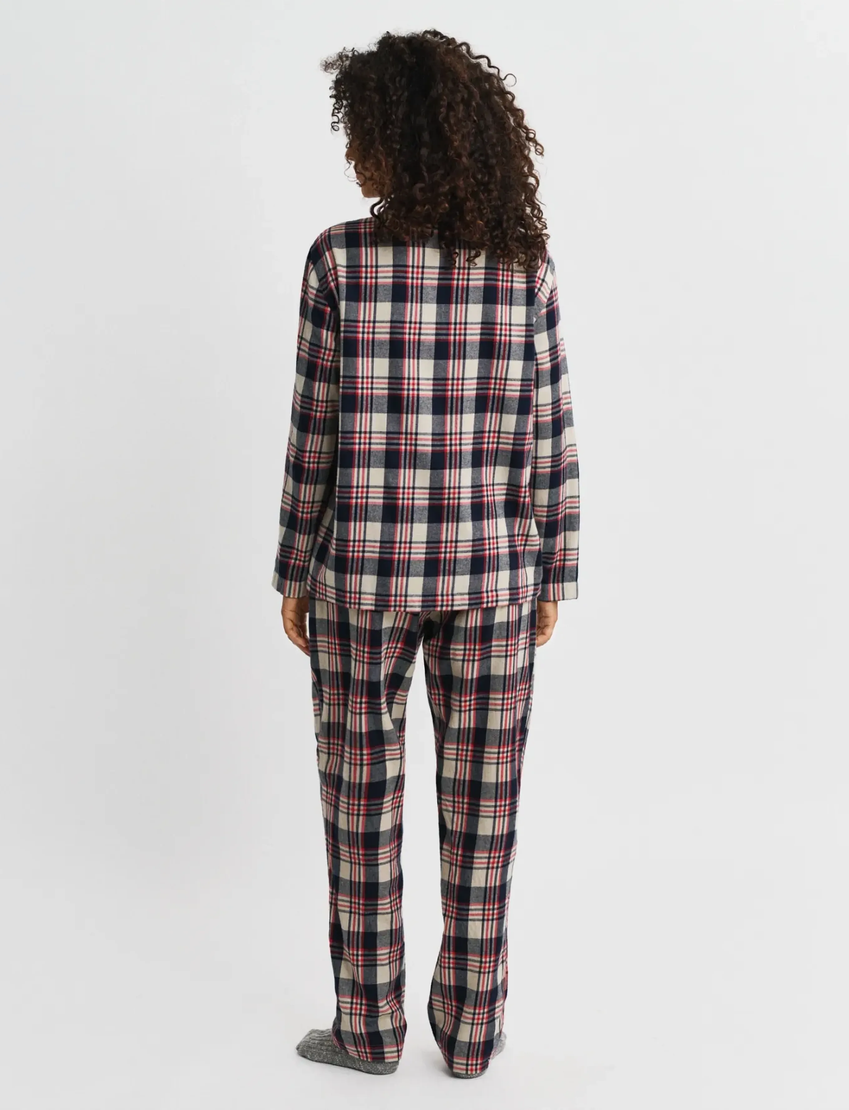 Gant - FLANNEL PAJAMA SET GIFT BOX - pyjamas - ruby red - 1