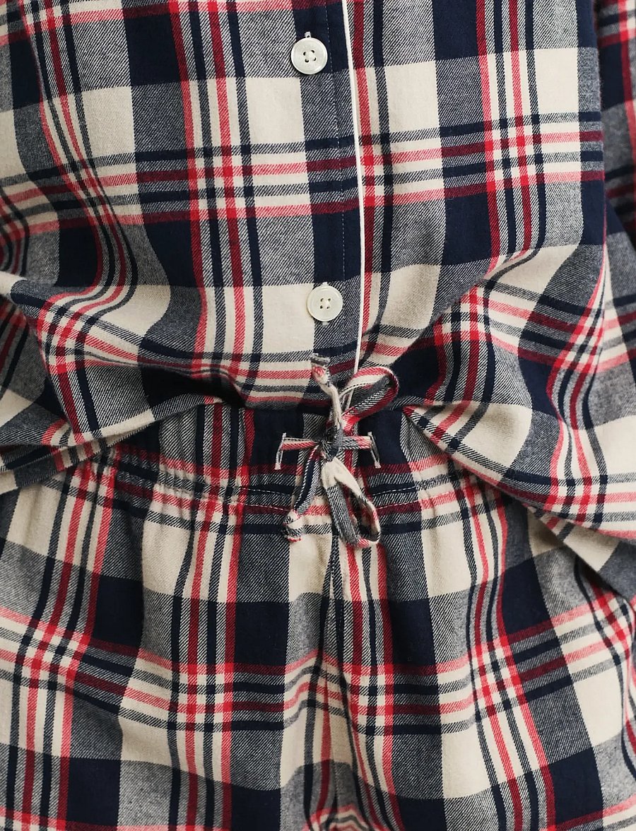 Gant - FLANNEL PAJAMA SET GIFT BOX - pyjamas - ruby red - 2