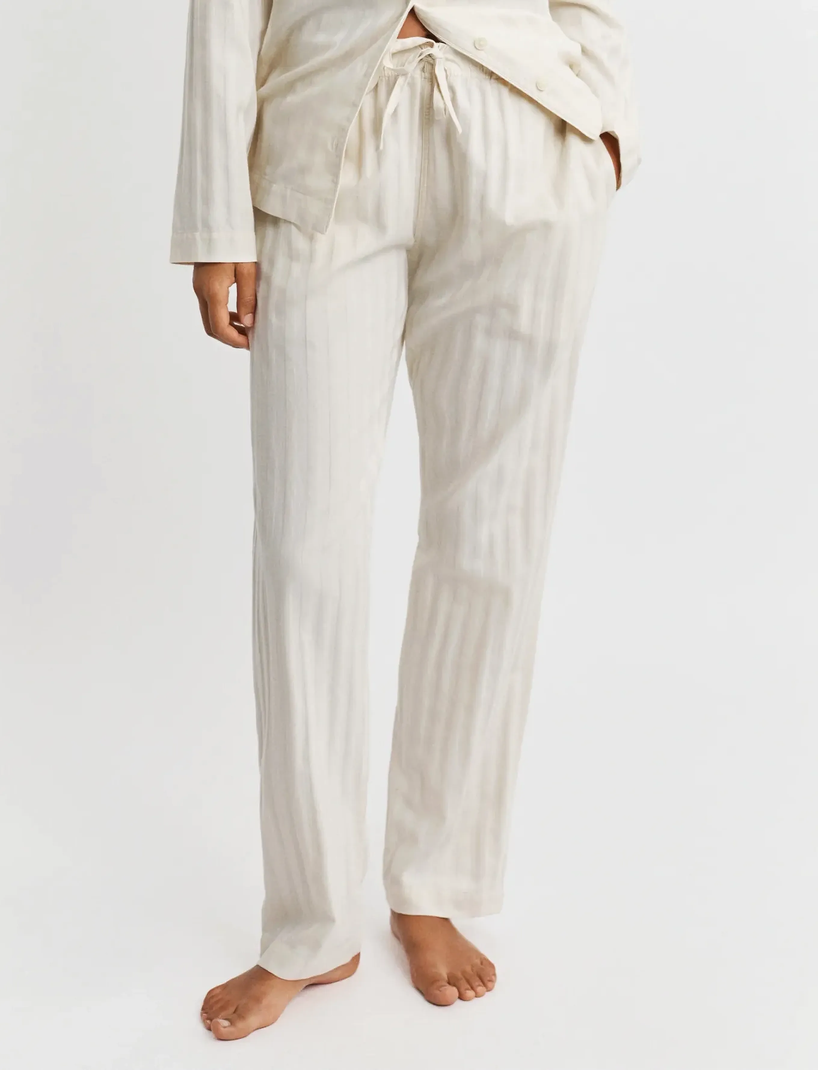 Gant - SATIN STRIPE PAJAMA SET GIFT BOX - pidžamas - linen - 2