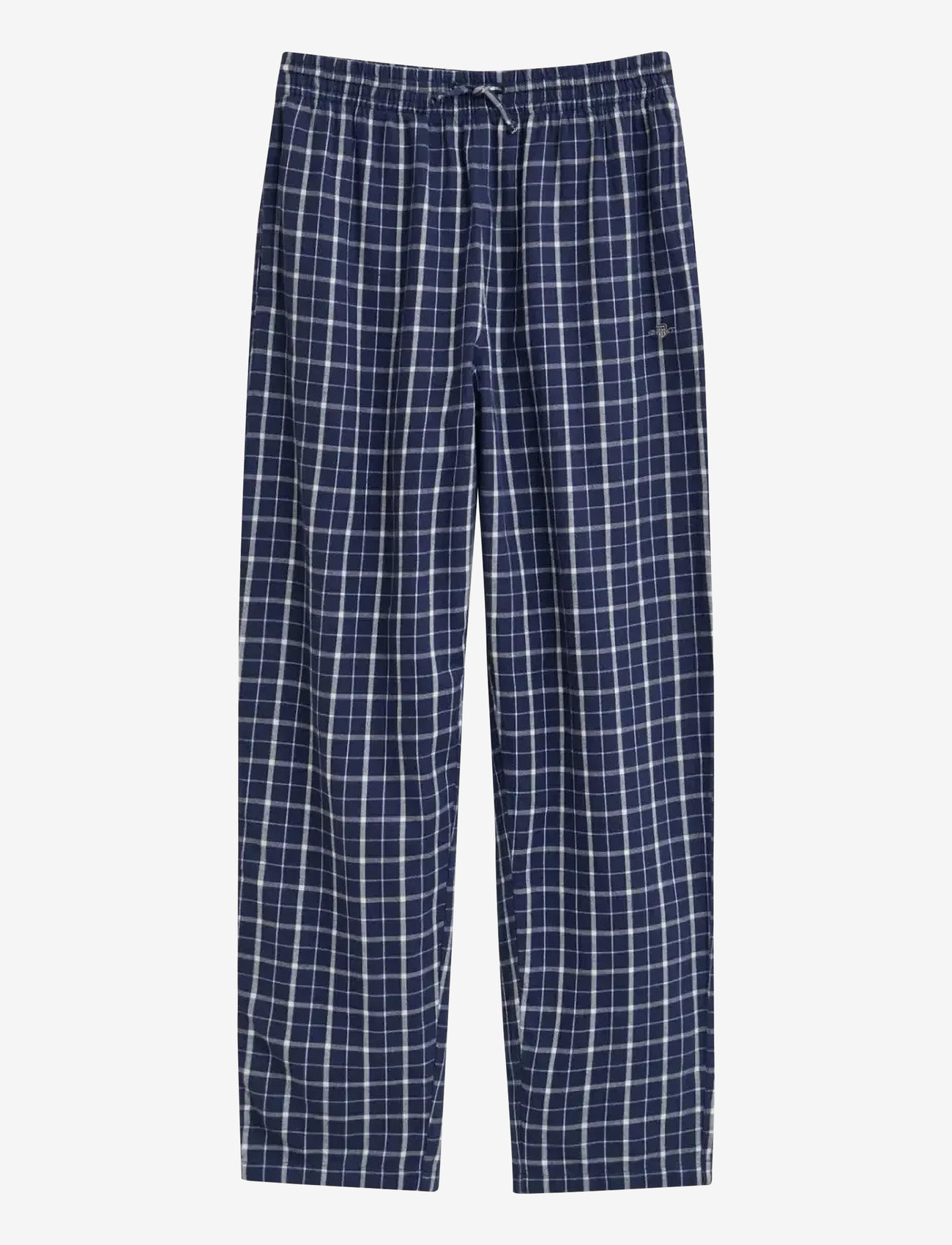 GANT - CHECKED FLANNEL PAJAMA PANTS - pyjamas - persian blue - 0