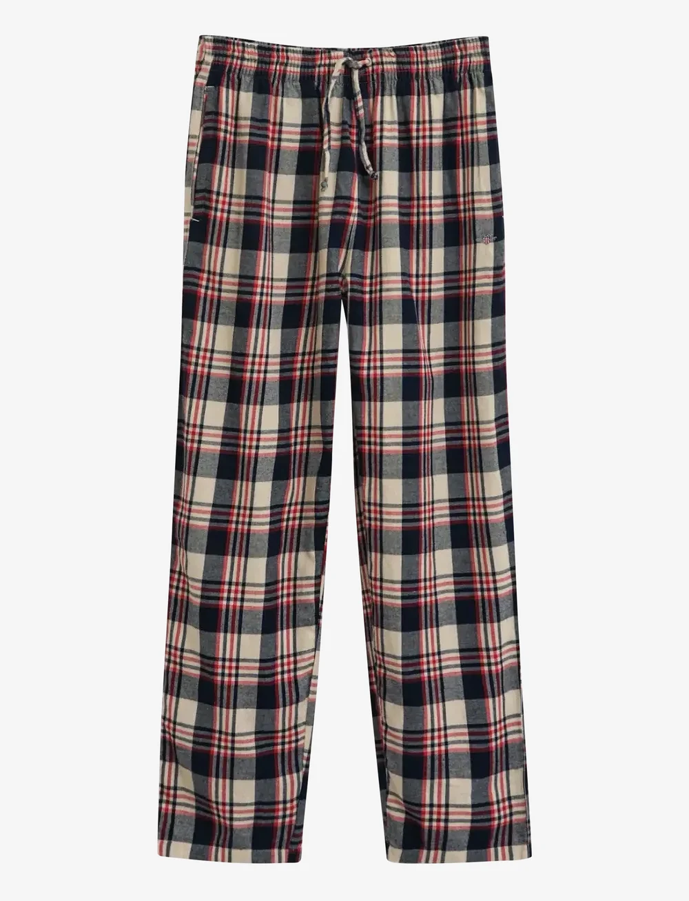 GANT - CHECKED FLANNEL PAJAMA PANTS - schlafanzüge - ruby red - 0