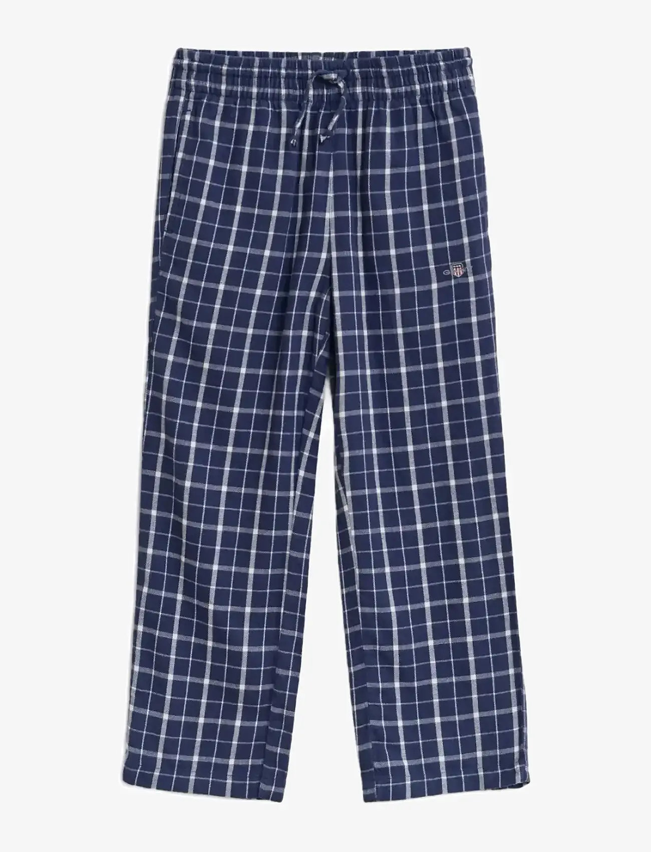 GANT - CHECKED FLANNEL PAJAMA PANTS - pyjamas - persian blue - 0