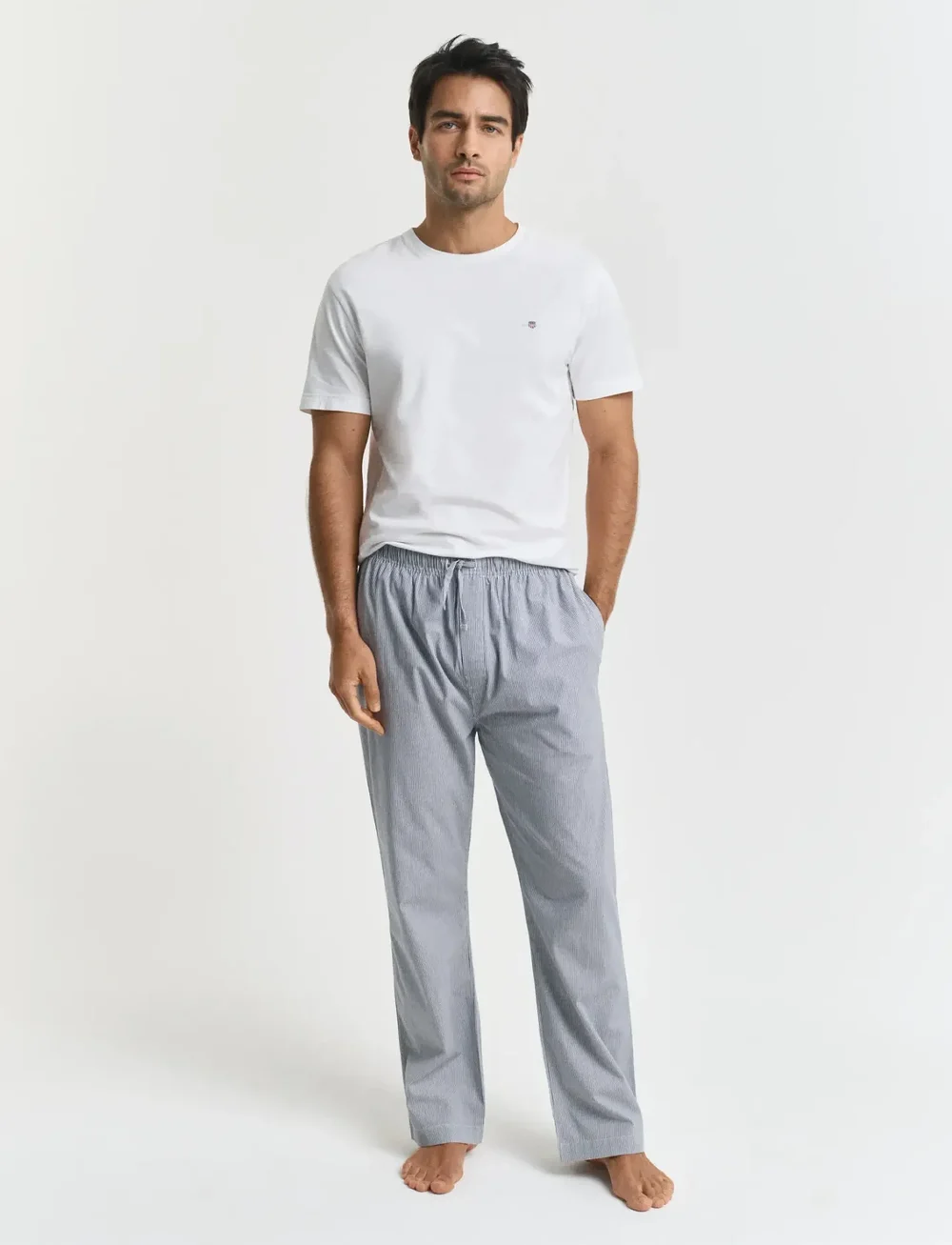 GANT - POPLIN STRIPED PYJAMA PANTS - Ööriided - persian blue - 3