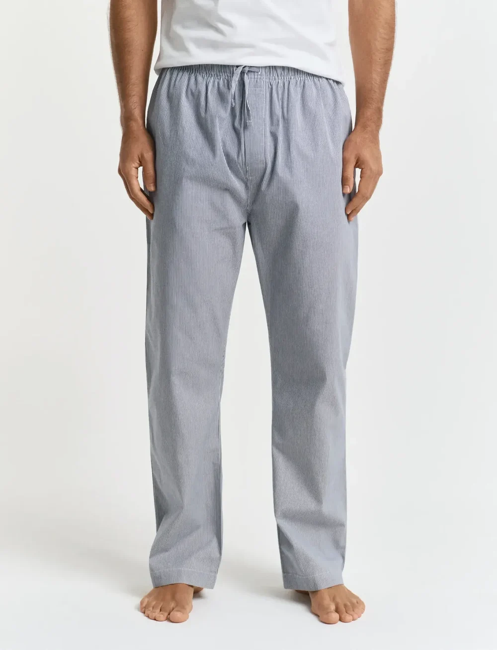 GANT - POPLIN STRIPED PYJAMA PANTS - Ööriided - persian blue - 4