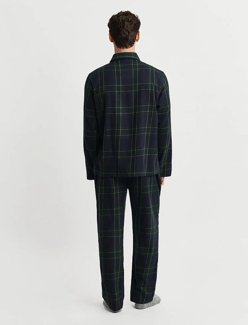 Gant - FLANNEL CHECK PAJAMA SET GIFT BOX - forest green - 2