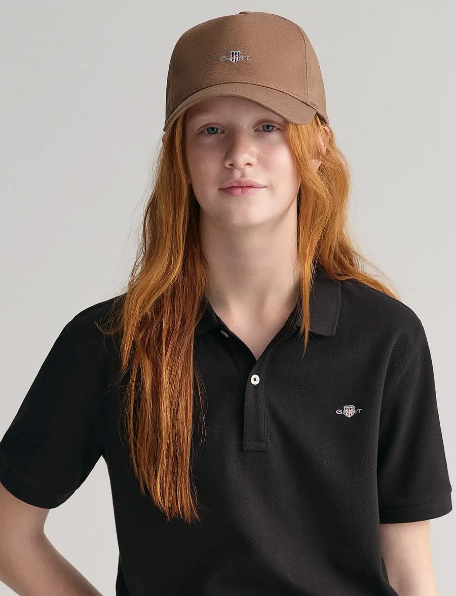 Gant - SHIELD SS PIQUE - kurzärmelig - black - 4
