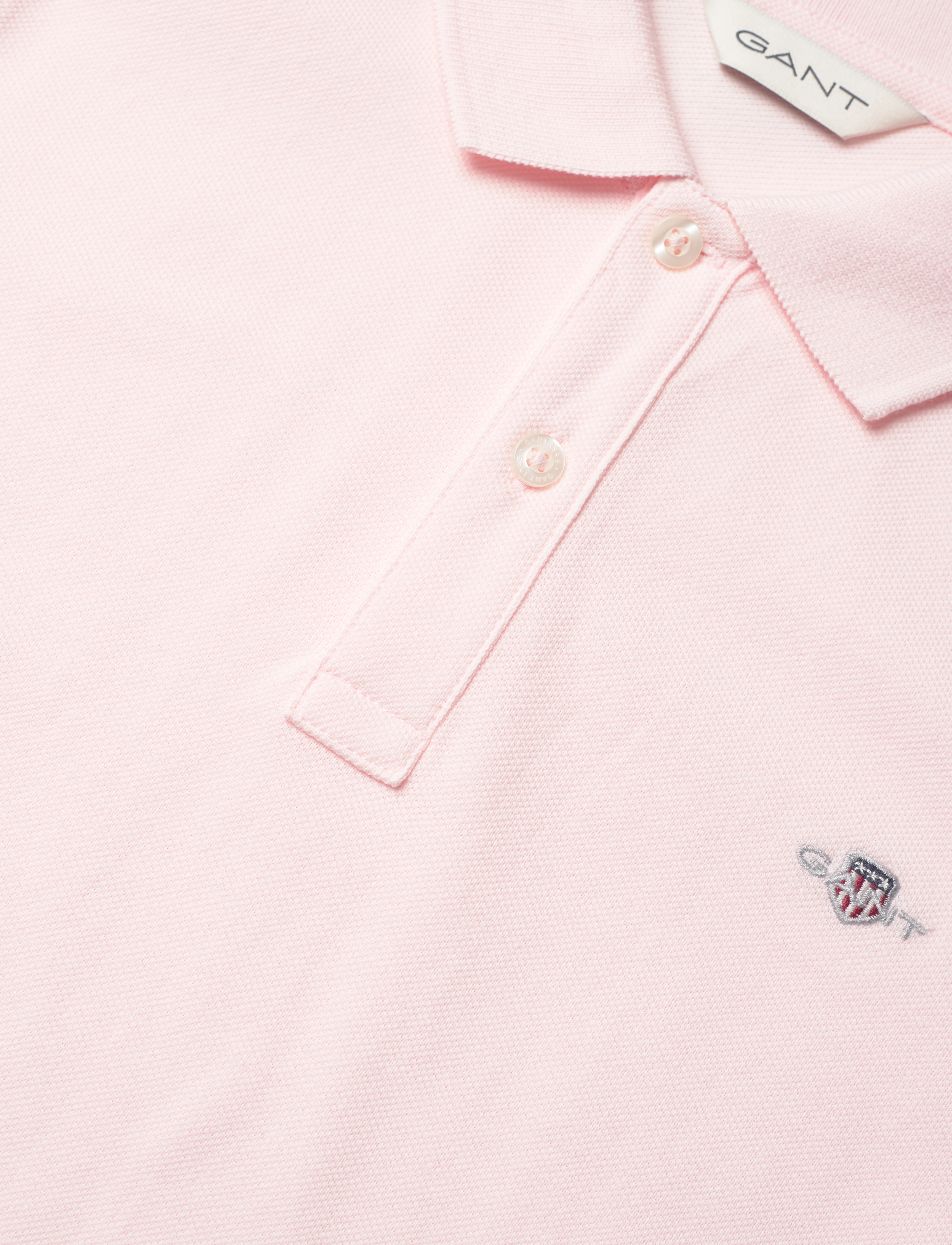 Gant - SHIELD SS PIQUE - polosärgid - crystal pink - 2