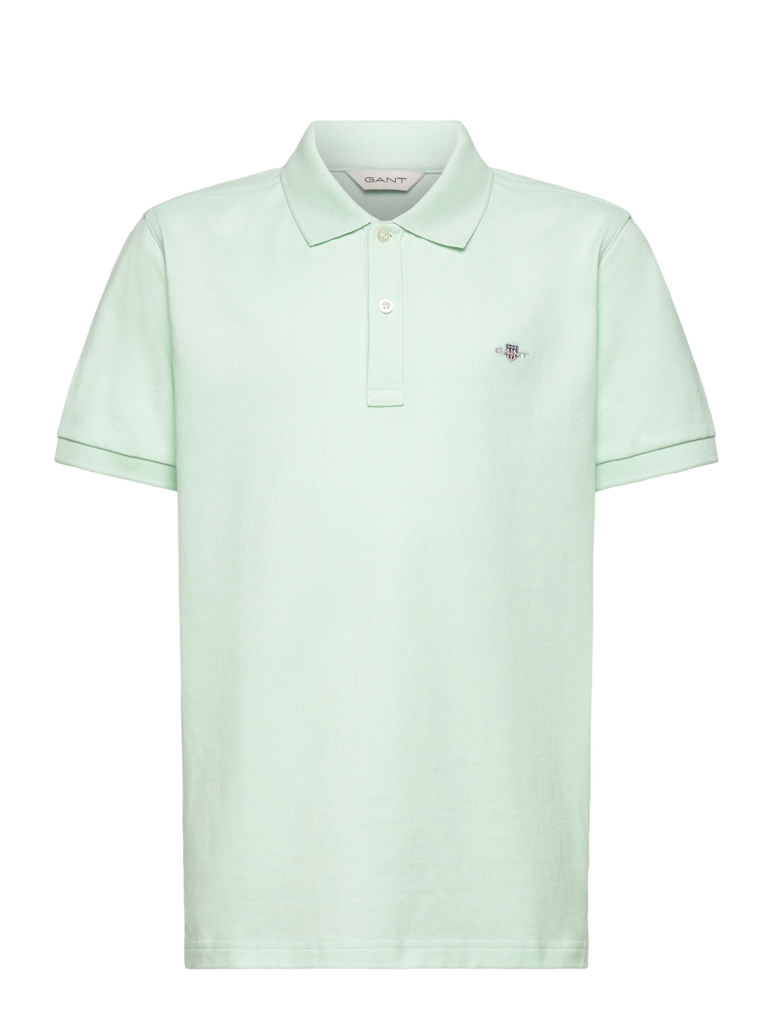 Gant Shield Ss Pique, 170, Green, Poloshirts > Poloshirts Med Korte Ærmer, Børn