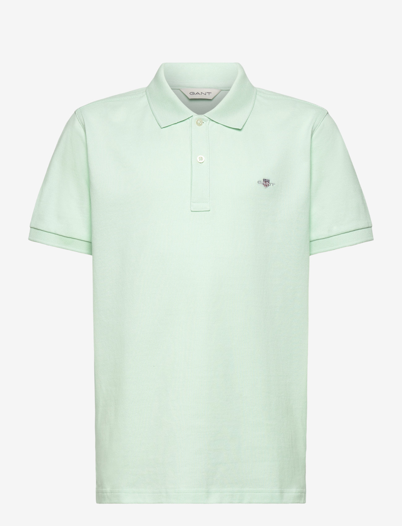 GANT - SHIELD SS PIQUE - poloer - faded mint - 0