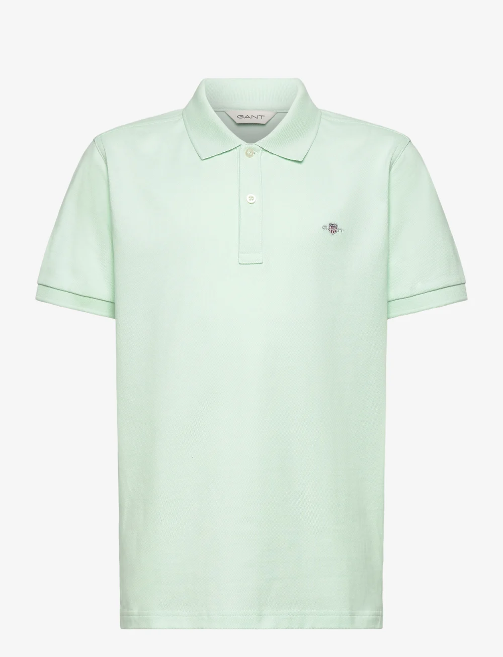 GANT - SHIELD SS PIQUE - kurzärmelig - faded mint - 0