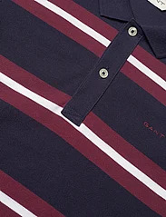 GANT - STRIPED SS PIQUE - pikeepaidat - evening blue - 2