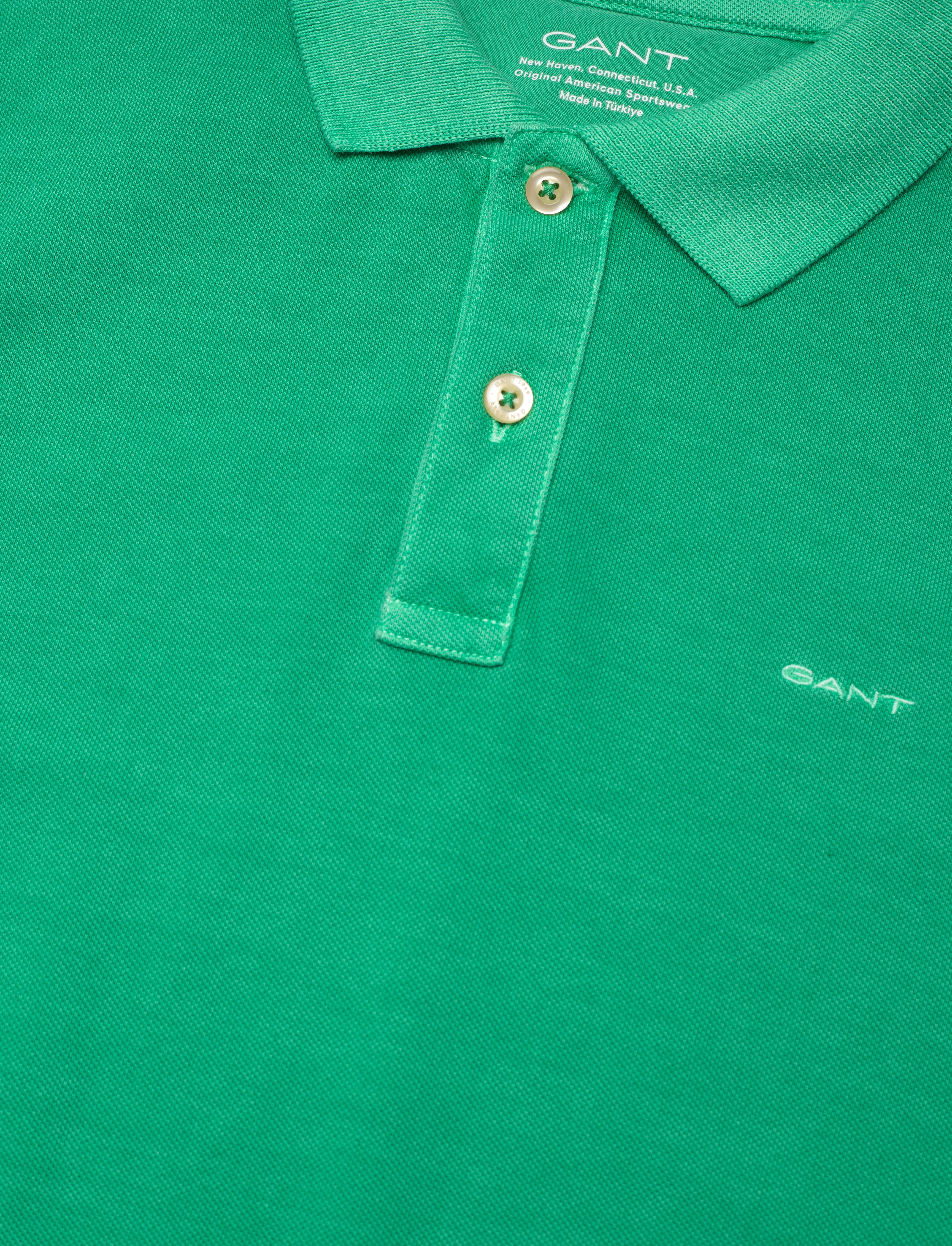 GANT - SUNFADED PIQUE SS RUGGER - deep pool - 2