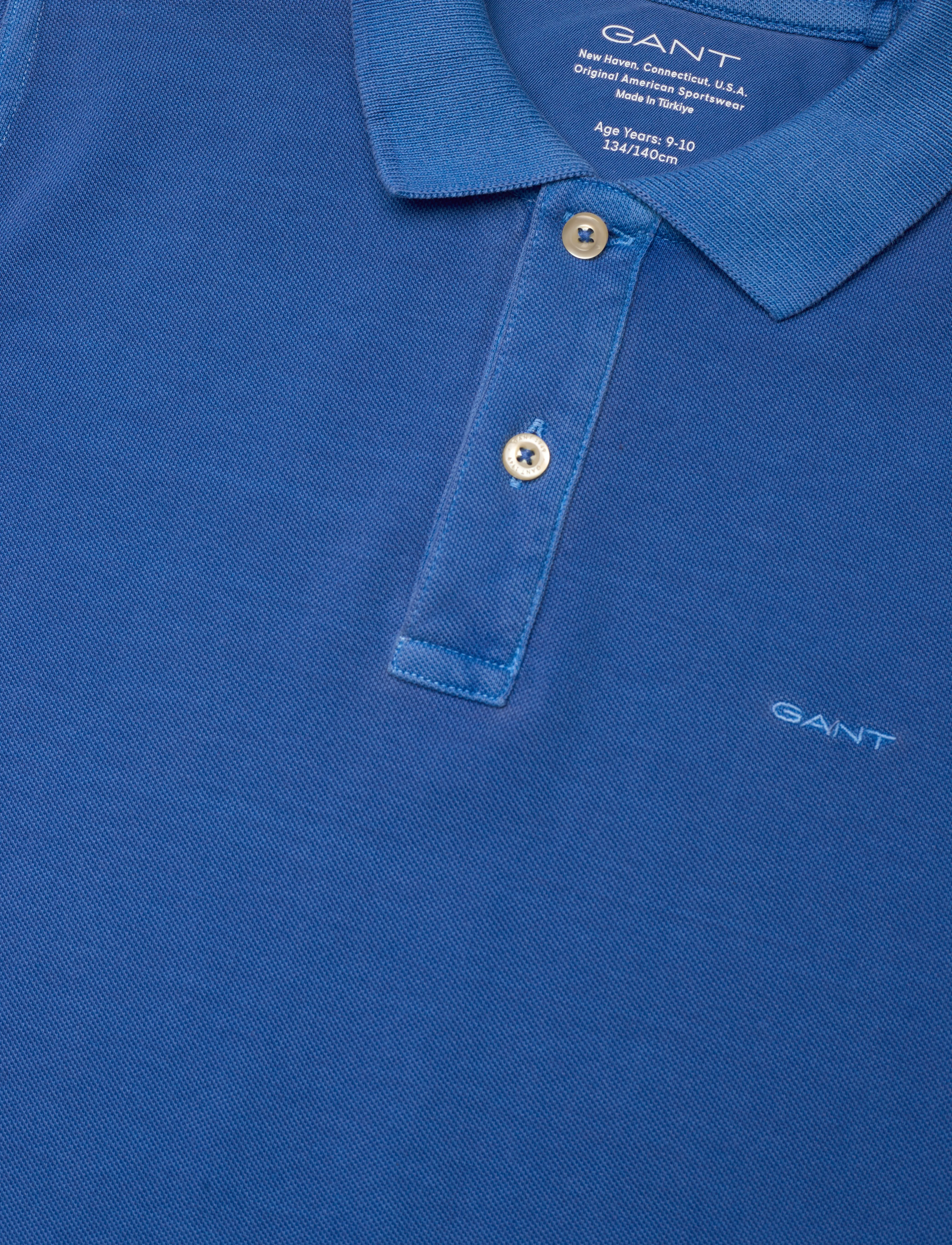 GANT - SUNFADED PIQUE SS RUGGER - lapis blue - 2
