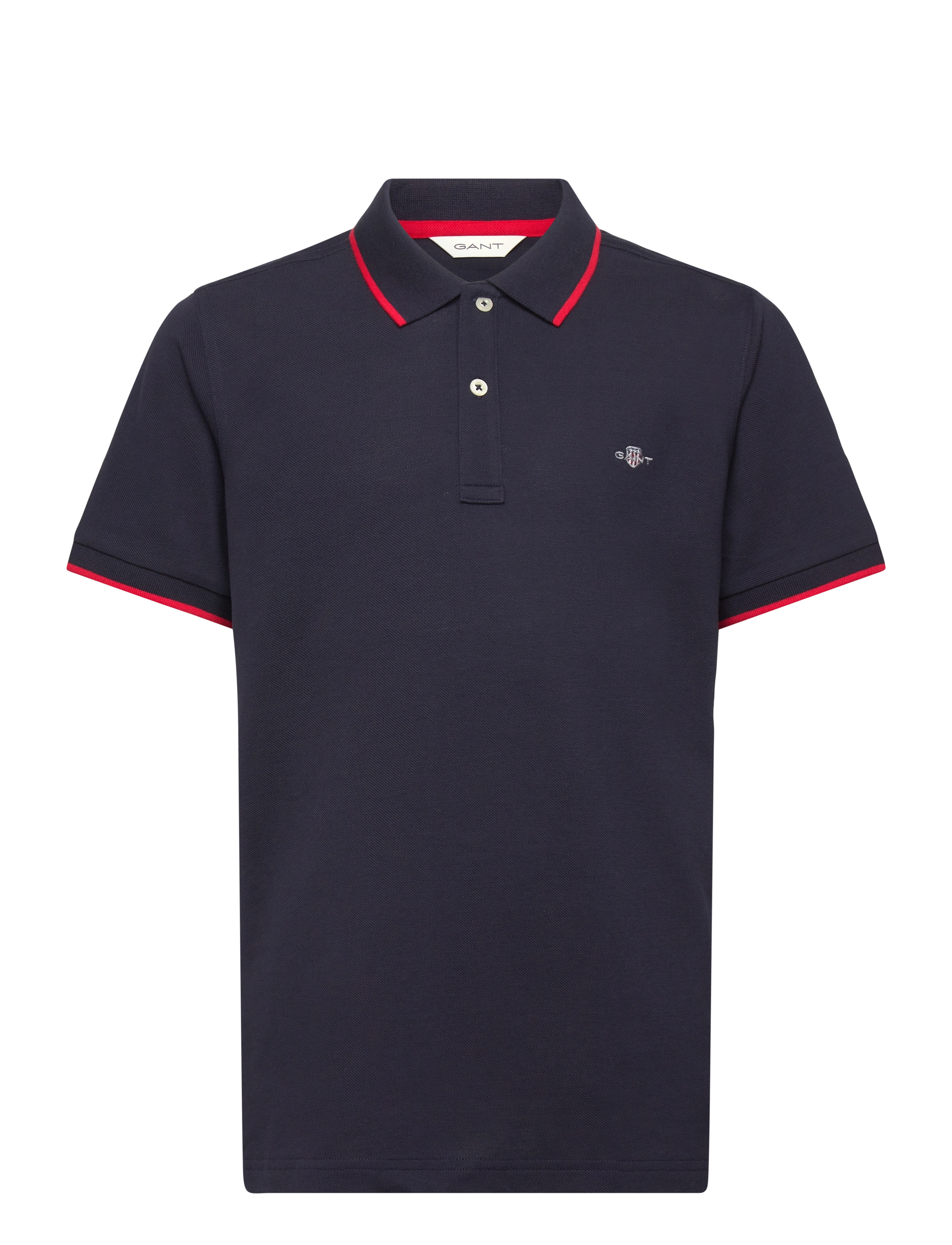 Gant GANT STRIPED POLO PIQUE RUGGER - Overdele - EVENING BLUE / navy