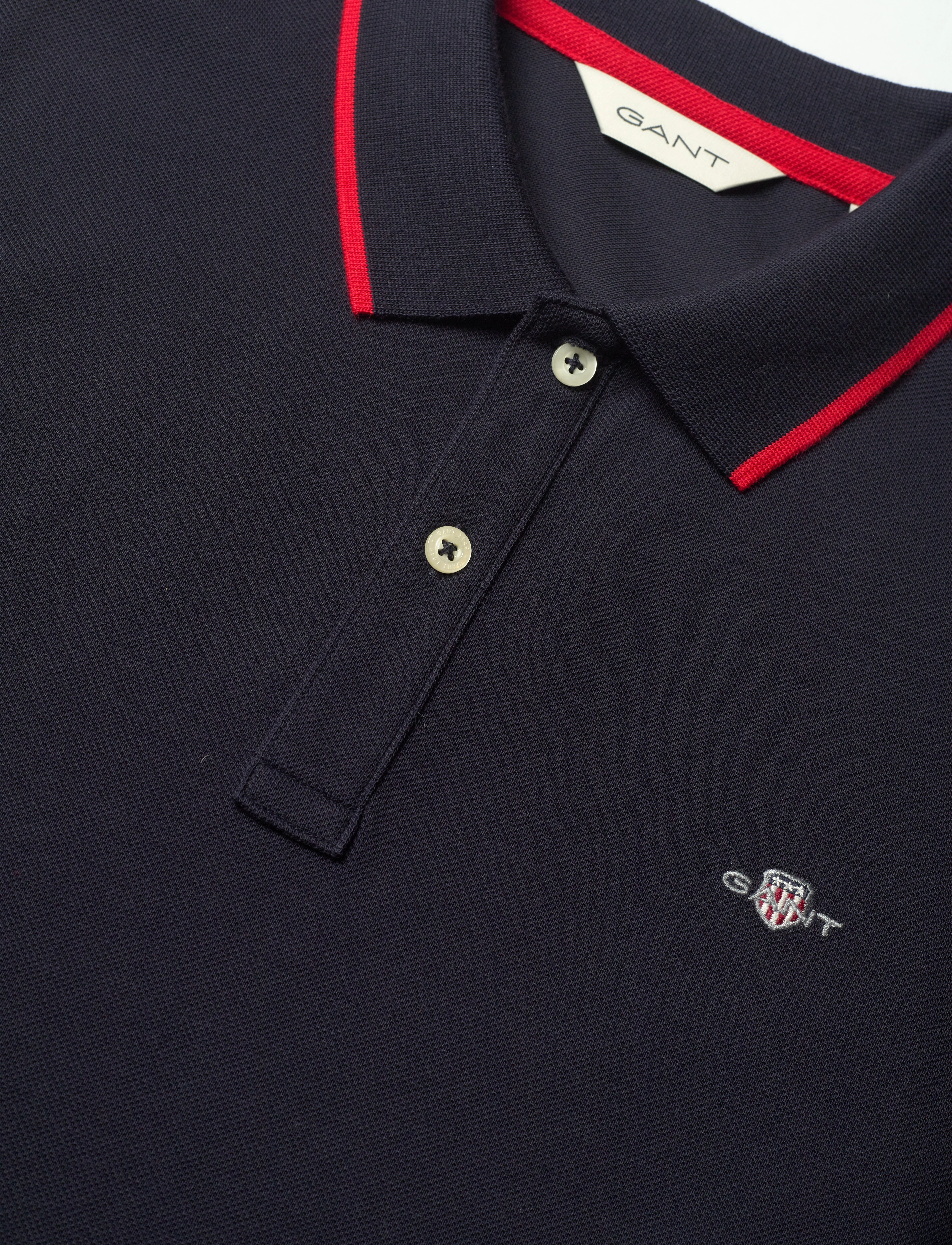 Gant - GANT STRIPED POLO PIQUE RUGGER - evening blue - 2