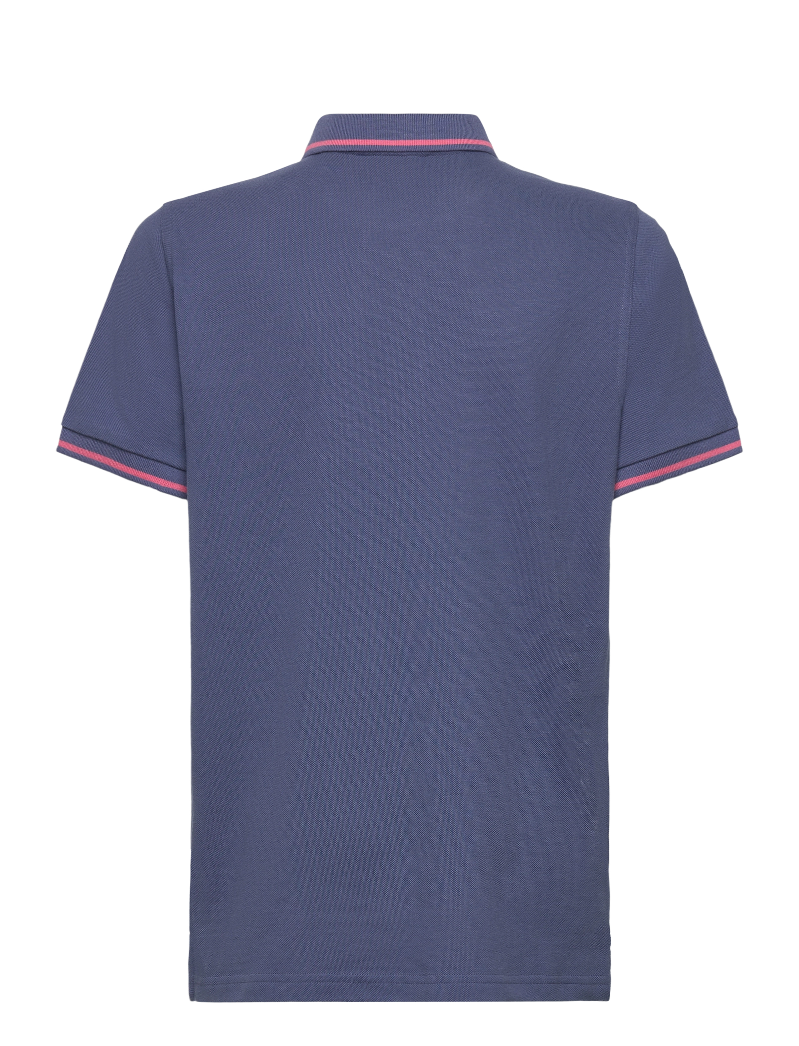 Gant - CONTRAST TIPPING SS PIQUE RUGGER - kortærmede poloer - dusty navy - 1