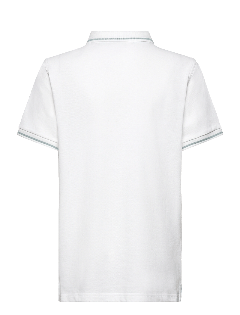 GANT - CONTRAST TIPPING SS PIQUE RUGGER - lühikeste varrukatega polod - white - 1