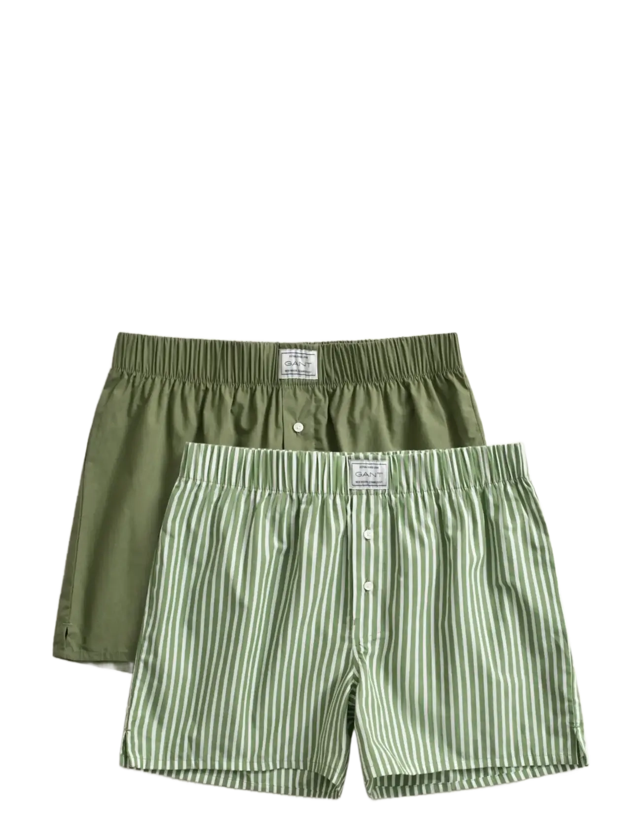GANT BOXER SHORTS 2-PACK - Underkläder - HERB GREEN / khaki/green