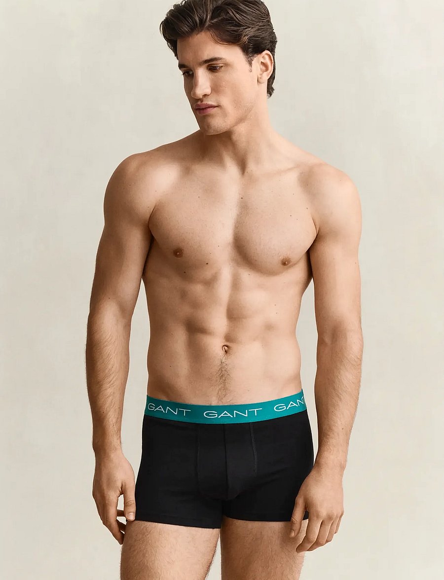 Gant - TRUNK 3-PACK - multipack underpants - black - 0