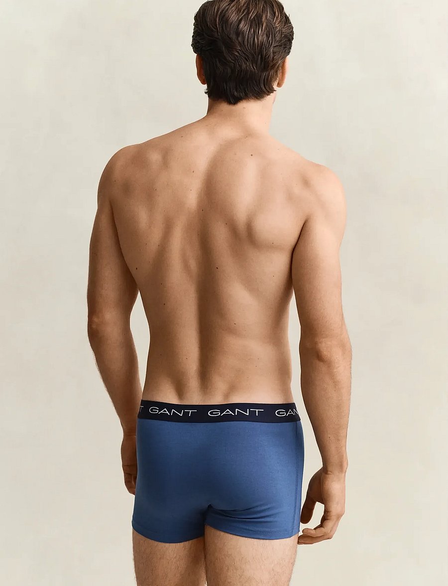 Gant - TRUNK 3-PACK - unterhosen im multipack - vintage blue - 2