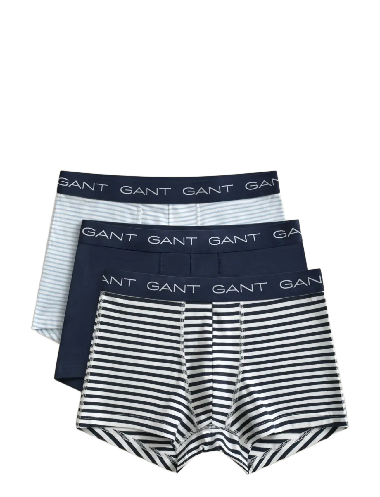 GANT THIN STRIPE TRUNK 3-PACK - Underkläder - MARINE / blue