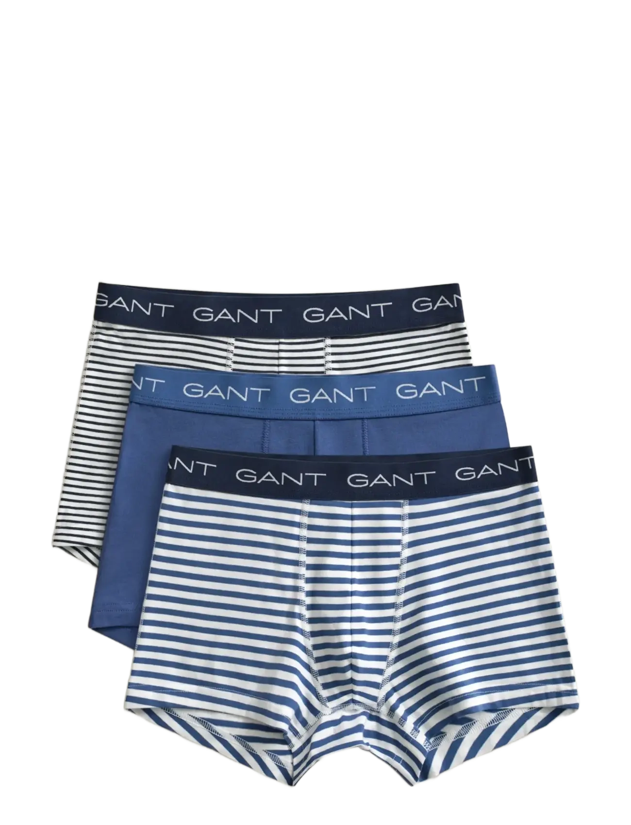 GANT Thin Stripe Trunk 3-Pack Blau - S - Herren