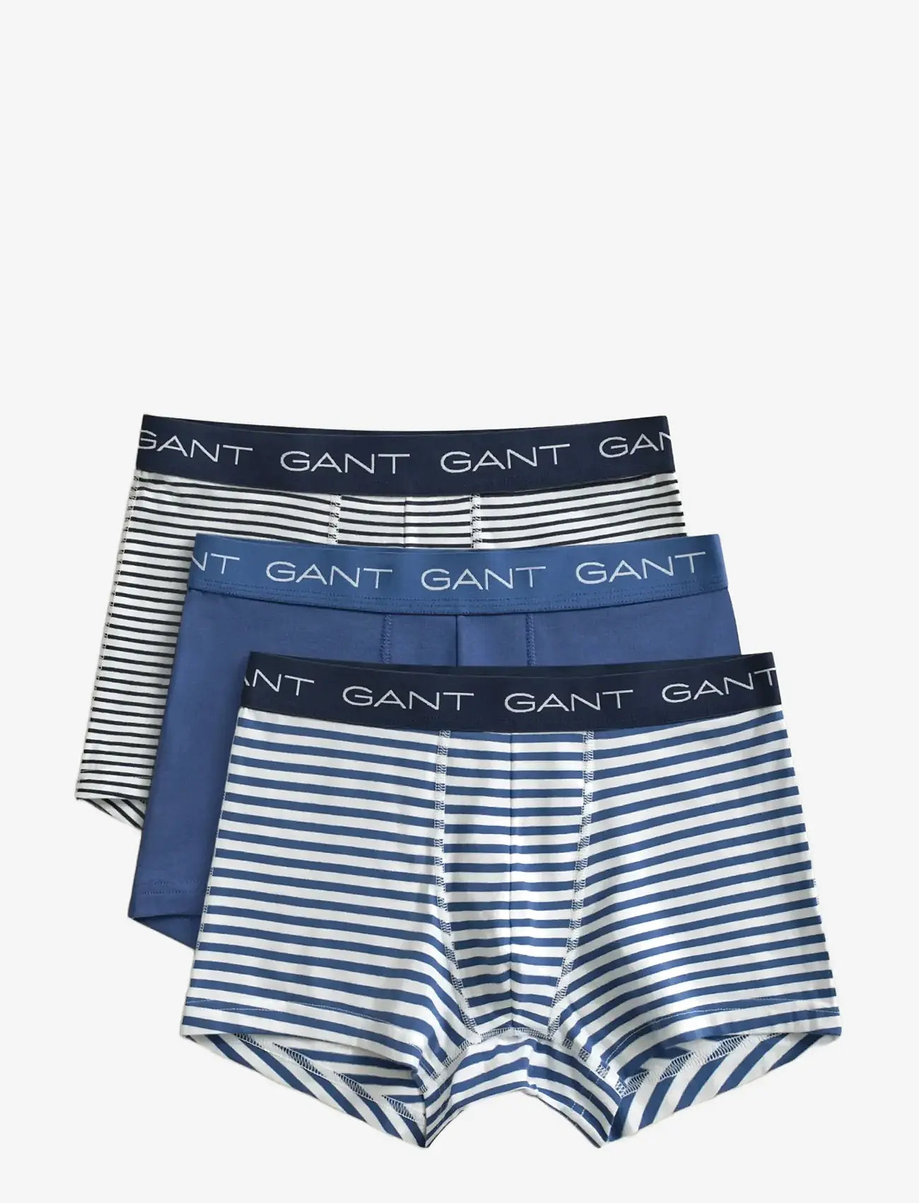 Gant - THIN STRIPE TRUNK 3-PACK - laveste priser - vintage blue - 1