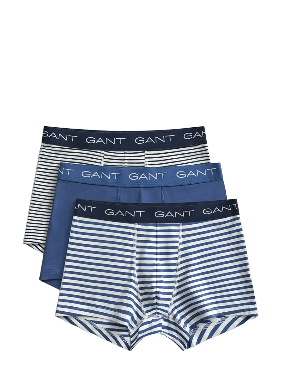 Gant - THIN STRIPE TRUNK 3-PACK - multipakk aluspüksid - vintage blue - 1