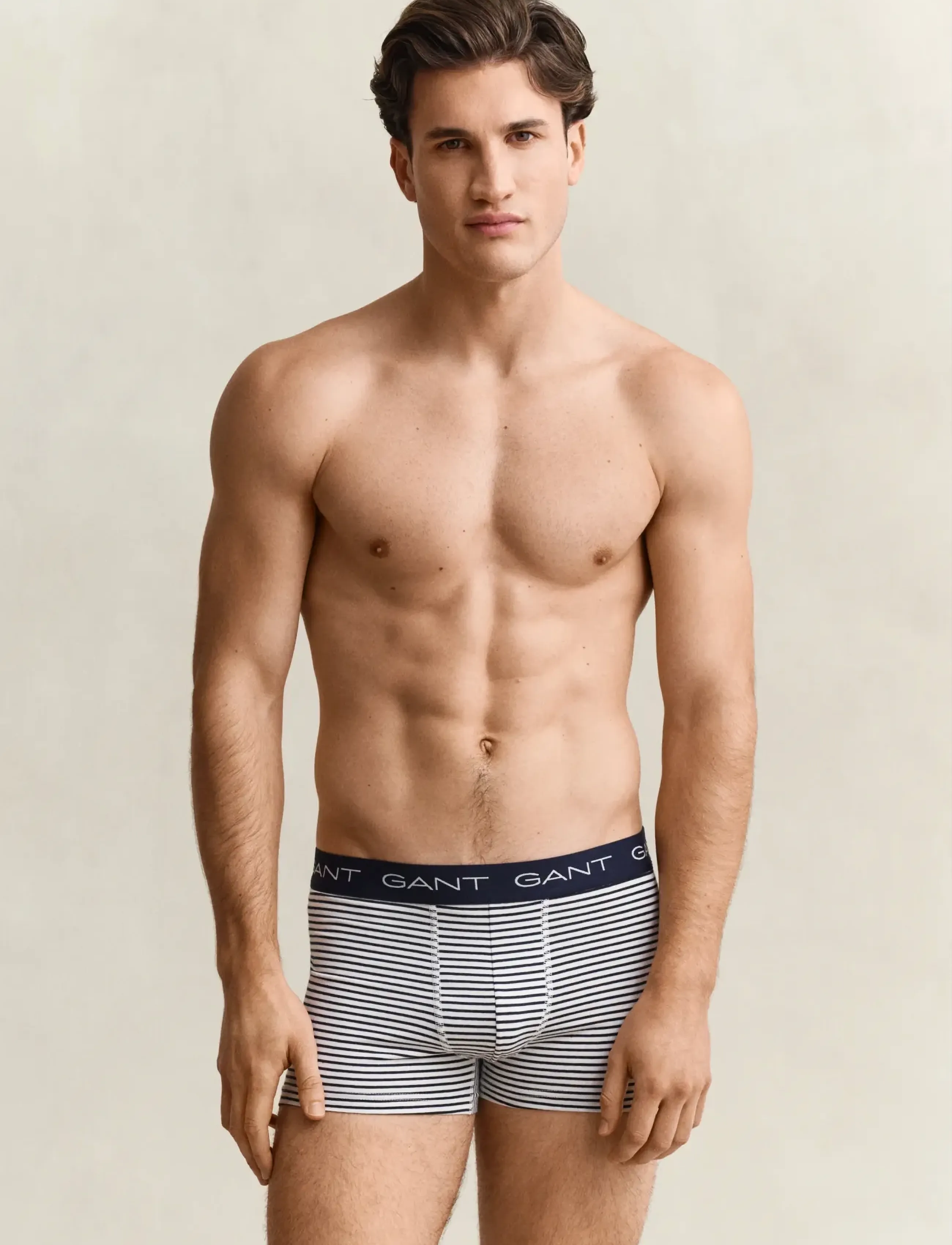 Gant Thin Stripe Trunk 3-Pack, 3XL, Underwear, Blau - Boxers, Männerswear